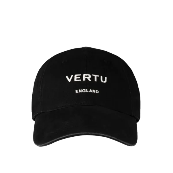 FOLDED-LINKED V ADJUSTABLE COTTON CLASSIC BASEBALL CAP C BLACK