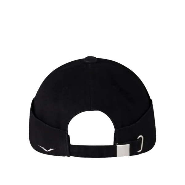 FOLDED-LINKED V ADJUSTABLE COTTON CLASSIC BASEBALL CAP C BLACK - Image 2