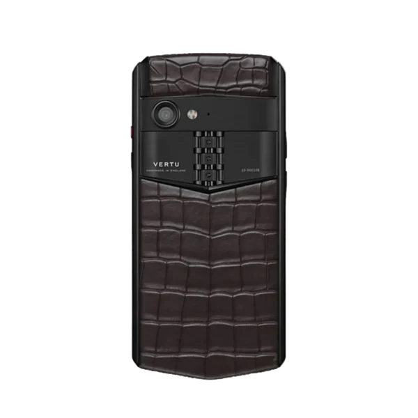 ASTER P GOTHIC ALLIGATOR SKIN PHONE C AMBER BROWN