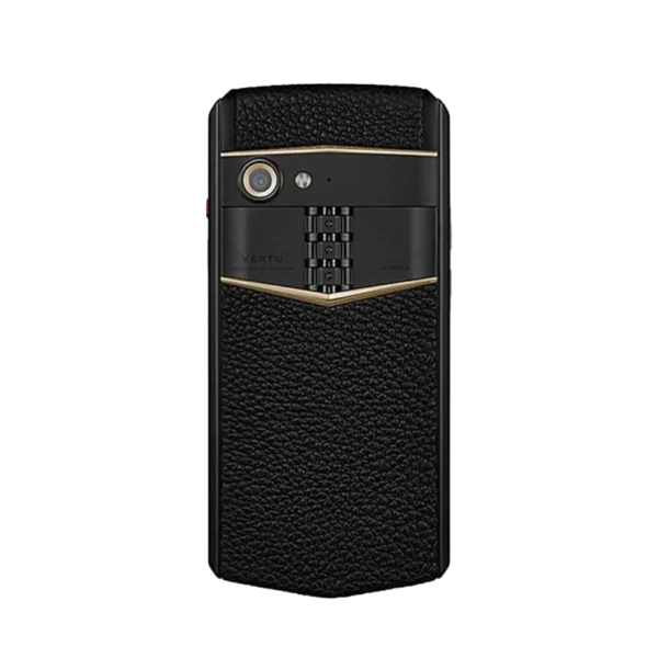 ASTER P GOTHIC GOLD SCREW CALFSKIN PHONE C JADE BLACK