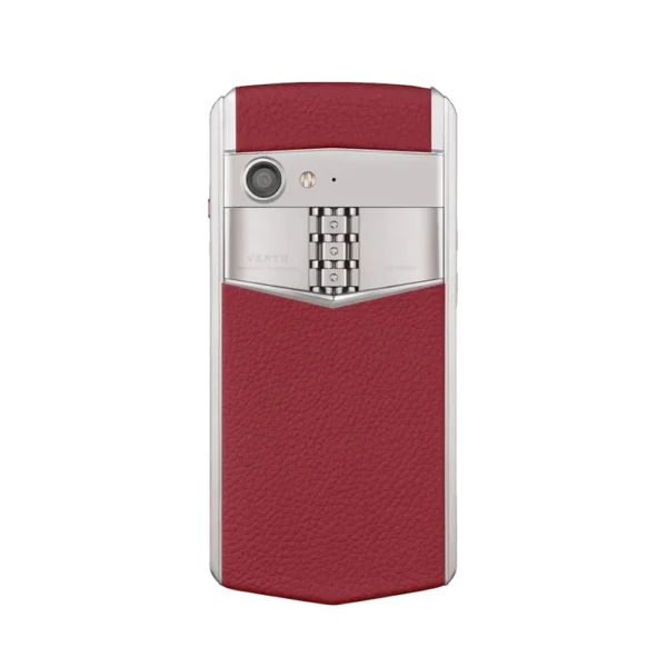 ASTER P BAROQUE CALFSKIN PHONE C RASPBERRY RED