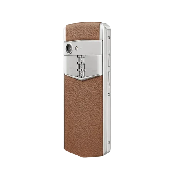 ASTER P BAROQUE CALFSKIN PHONE C CARAMEL BROWN - Image 2