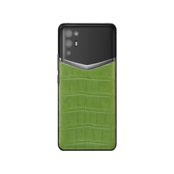 IVERTU ALLIGATOR SKIN 5G PHONE BAMBOO GREEN