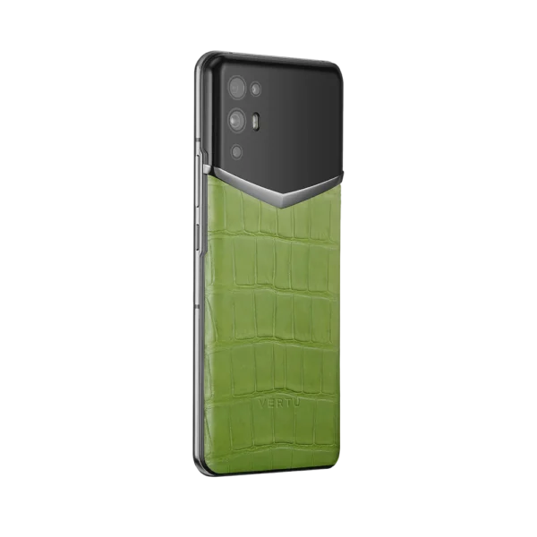 IVERTU ALLIGATOR SKIN 5G PHONE BAMBOO GREEN - Image 3