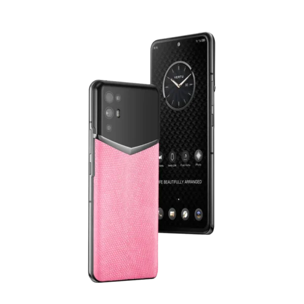 IVERTU LIZARD SKIN 5G PHONE C PEACH PINK - Image 2