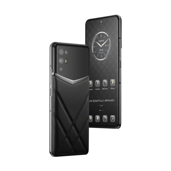 IVERTU X QUITING CALFSKIN 5G PHONE -BLACK - Image 2