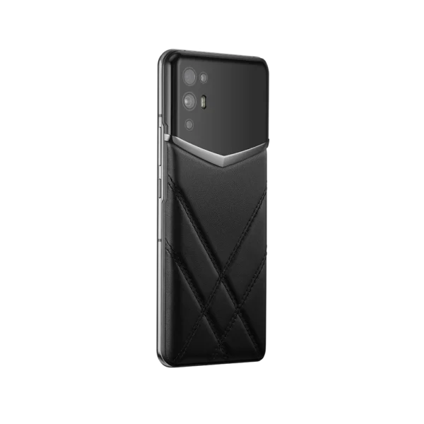 IVERTU X QUITING CALFSKIN 5G PHONE -BLACK - Image 3