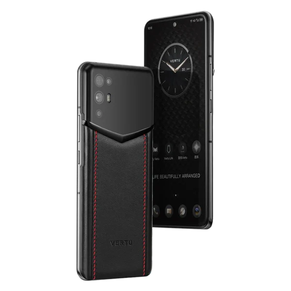 IVERTU SHADED DOUBLE-STITCHED CALFSKIN 5G PHONE - Image 2