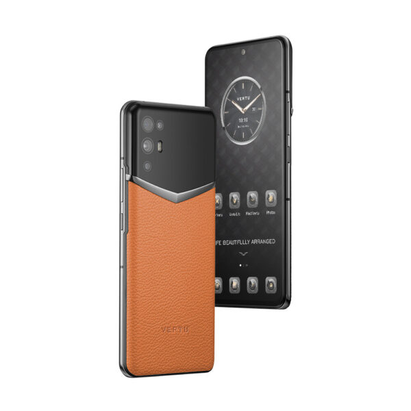 IVERTU CALFSKIN 5G PHONE C DAWNING ORANGE - Image 2