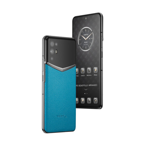 IVERTU CALFSKIN 5G PHONE - LAKE BLUE - Image 2