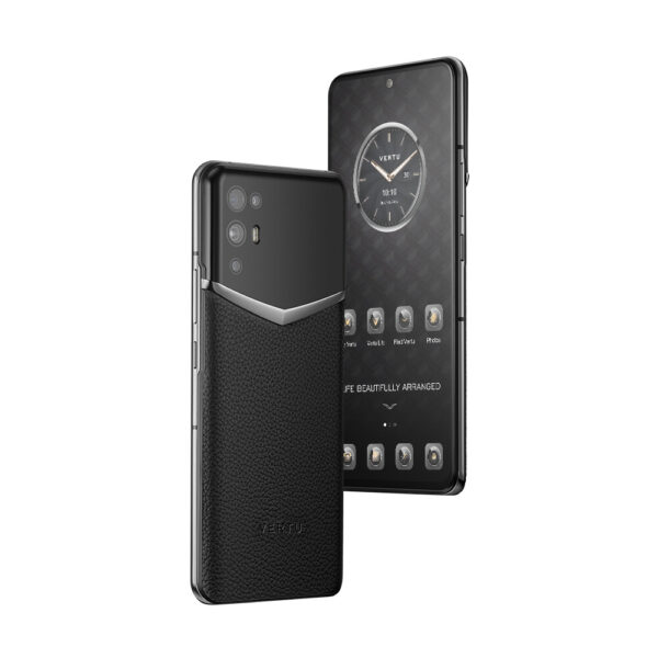 IVERTU CALFSKIN 5G PHONE JADE BLACK - Image 2