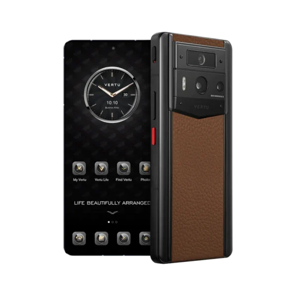 METAVERTU 2 CALFSKIN WEB3 AI PHONE C BROWN