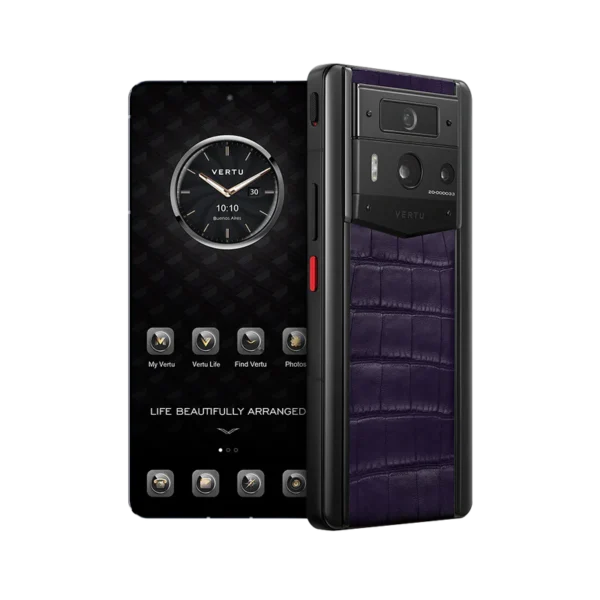 METAVERTU 2 ALLIGATOR SKIN WEB3 AI PHONE C GRAPE PURPLE