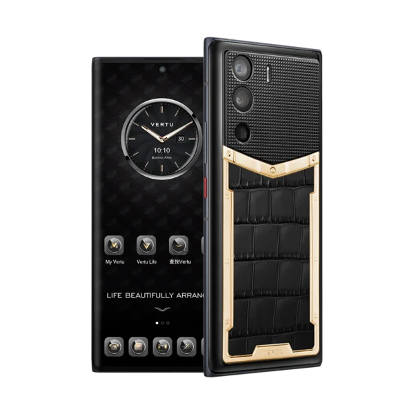 METAVERTU ALLIGATOR SKIN 18K GOLD 5G WEB3 PHONE