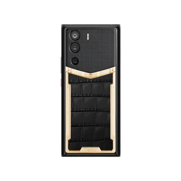 METAVERTU ALLIGATOR SKIN 18K GOLD 5G WEB3 PHONE - Image 2