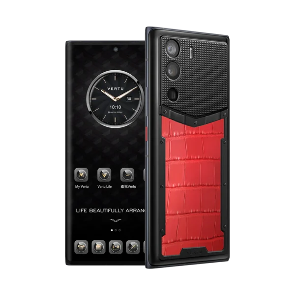 METAVERTU ALLIGATOR SKIN 5G WEB3 PHONE C FLAME RED