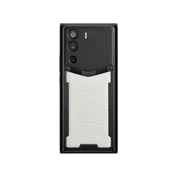 METAVERTU ALLIGATOR SKIN 5G WEB3 PHONE -CREAMY WHITE - Image 2