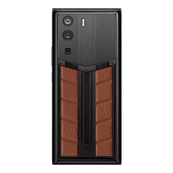 METAVERTU RACE TRACK DESIGN CALFSKIN WEB3 PHONE C BROWN - Image 2