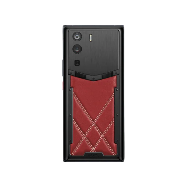 METAVERTU STITCHING CALFSKIN 5G WEB3 PHONE C RETRO RED - Image 2