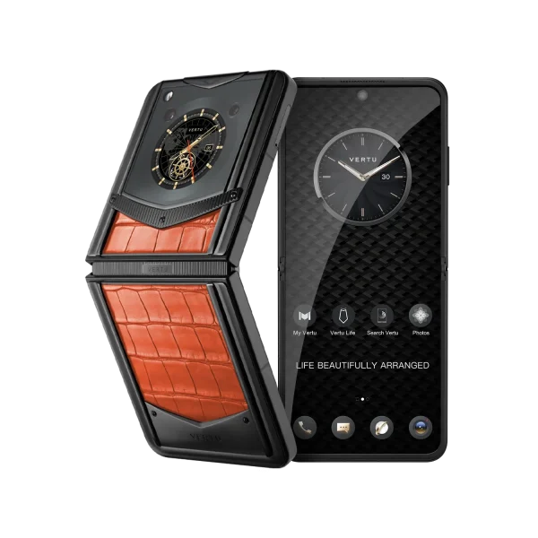 VERTU IRONFLIP ALLIGATOR SKIN SERIES-RADIANT PHOENIX