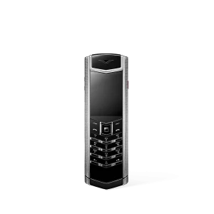 Signature S+ Clous De Paris Phone Pure Silver