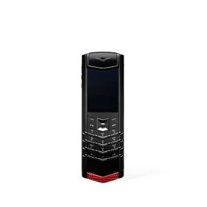 Signature V Red Lizard Skin Pure Black