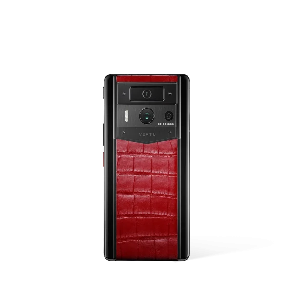 Metavertu 2 Max Screen Alligator Skin Web3 AI Phone Flame Red