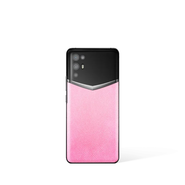 Ivertu Lizard Skin 5G Phone Peach Pink