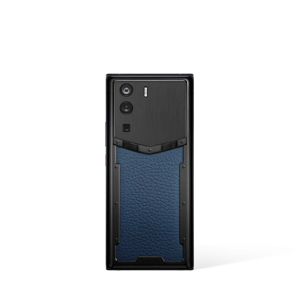 Metavertu 1 Curve Screen Frameless Calfskin 5G Web3 Phone Blue