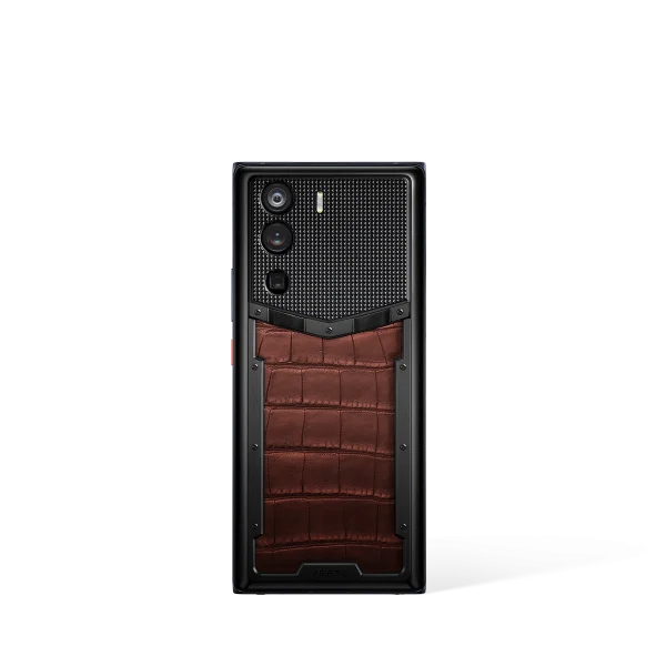 Metavertu 1 Curve Screen Alligator Skin 5G Web3 Phone Brown
