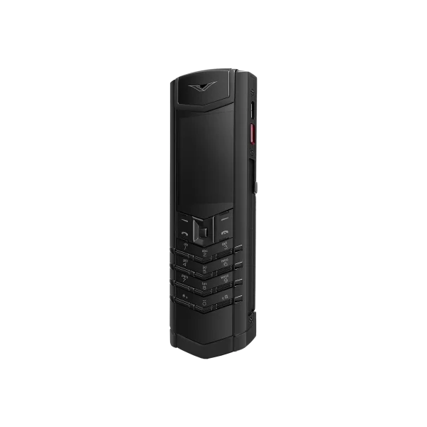 Vertu Signature S+ Black Steel Calfskin - Jade Black - Image 3