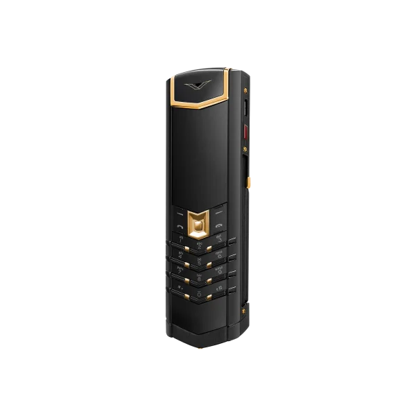 Vertu Signature S+ Black Gold Calfskin - Jade Black - Image 3