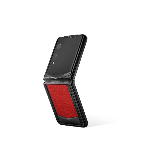 Quantum Flip Calfskin Series Raspberry Red