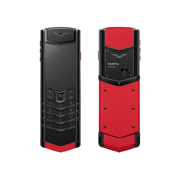 Signature S+ Black Steel Calfskin Raspberry Red - Image 2