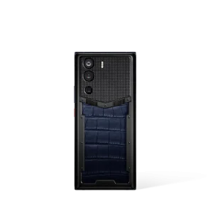 Metavertu 1 Curve Screen Alligator Skin 5G Web3 Phone Navy Blue