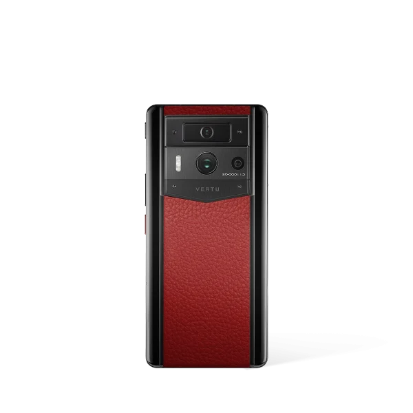 Metavertu 2 Max Screen Calfskin Web3 AI Phone Raspberry Red