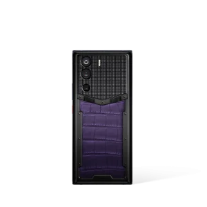 Metavertu 1 Curve Screen Alligator Skin 5G Web3 Phone Grape Purple