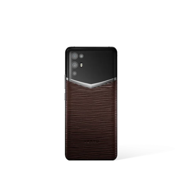 Ivertu Procella Calfskin 5G Phone Oak Brown