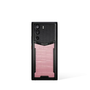Metavertu 1 Curve Screen Alligator Skin 5G Web3 Phone Sakura Pink
