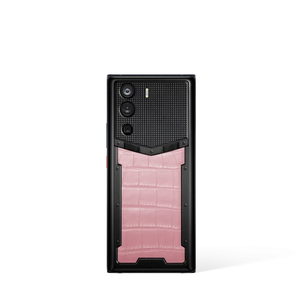 Metavertu 1 Curve Screen Alligator Skin 5G Web3 Phone Sakura Pink