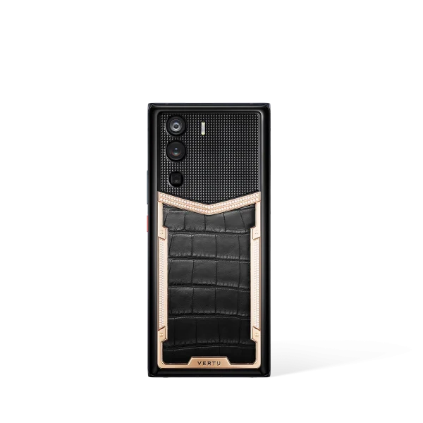 Metavertu 1 Curve Screen Alligator Skin 18K Gold 5G Web3 Phone