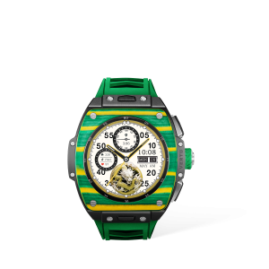 Vertu Grand Watch - Yellow And Green Carbon Fiber