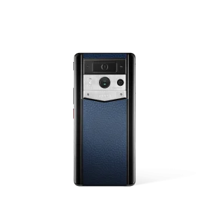 Metavertu 2 Max Screen Calfskin Web3 AI Phone Blue (Silver Case)