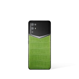 Ivertu Alligator Skin 5G Phone Bamboo Green