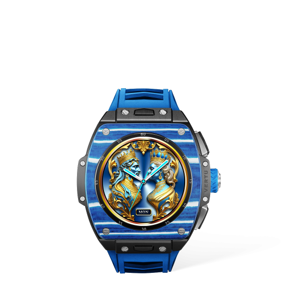Vertu Grand Watch - Blue And White Carbon Fiber