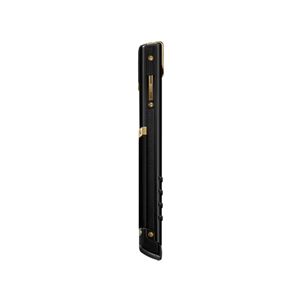 Vertu Signature S+ Black Gold Calfskin - Jade Black - Image 5