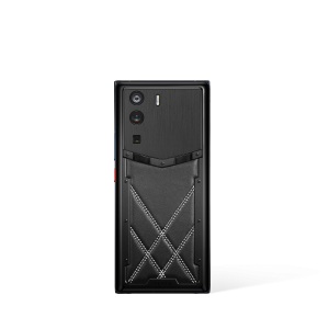 Metavertu 1 Curve Screen Stitching Calfskin 5G Web3 Phone Set Black