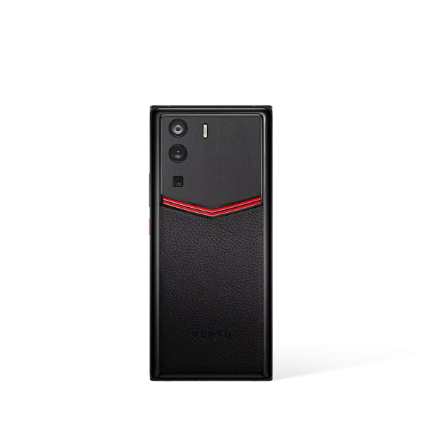 Metavertu 1 Curve Screen Enameled Calfskin 5G Web3 Phone Black
