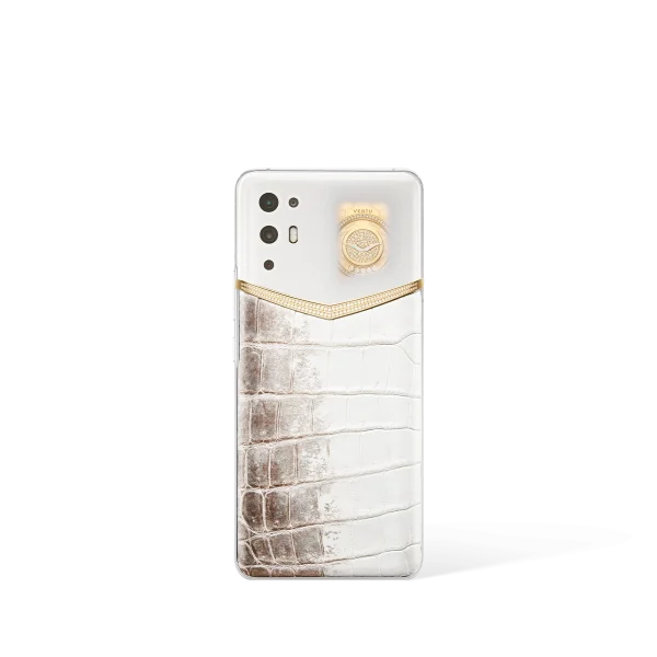 Ivertu Himalaya Alligator Skin 5G Phone 18K Gold & Diamonds