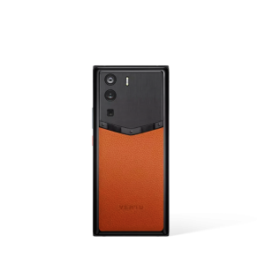 Metavertu 1 Curve Screen Frameless Calfskin 5G Web3 Phone Orange
